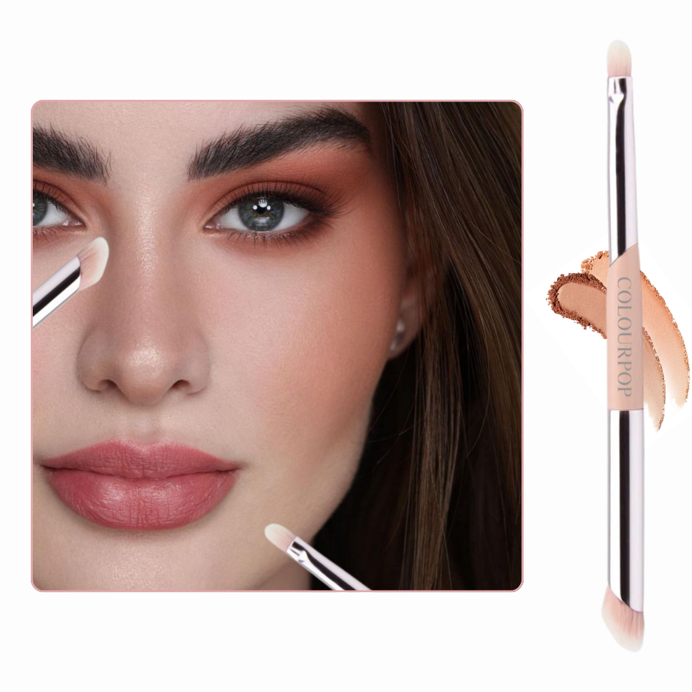 Cọ 2 Đầu Che Khuyết Điểm Tạo Khối Mũi Và Viền Môi COLOURPOP Double-Ended Brush CA5